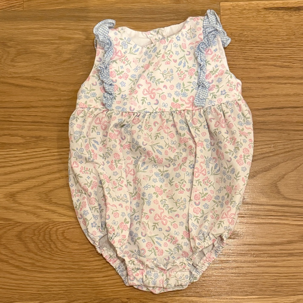 Floral Print Kids One Piece